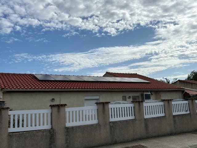 Main Roof with Solar Panels