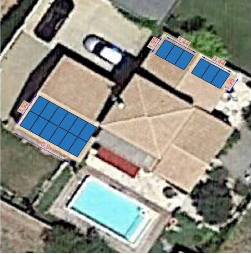 Main Roof with Solar Panels